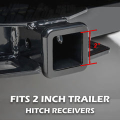 Durable stainless steel body of TOEASYTY ST Logo hitch cover.