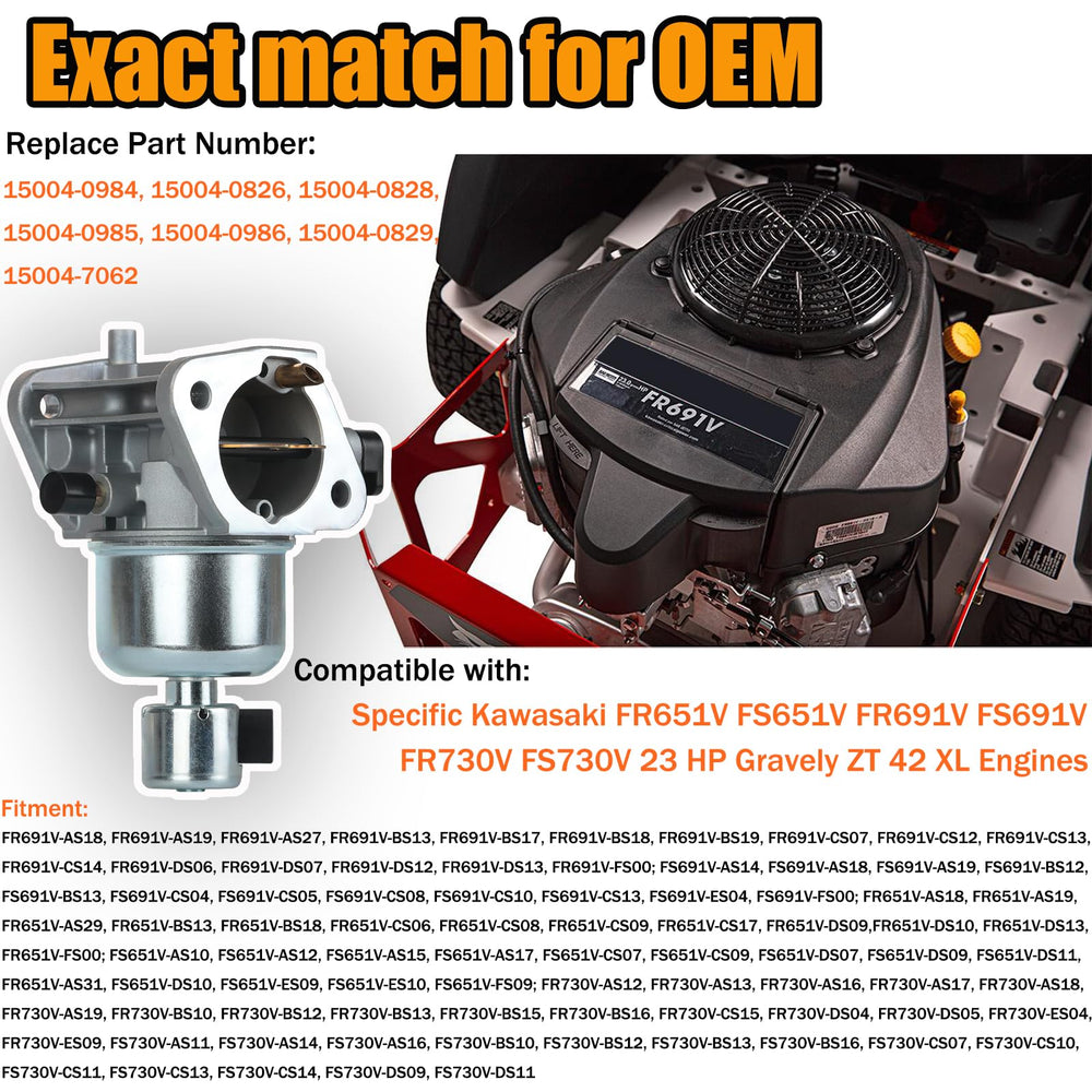 TOFCHMIC Kawasaki FR691V and FR730V compatibility guide for installers