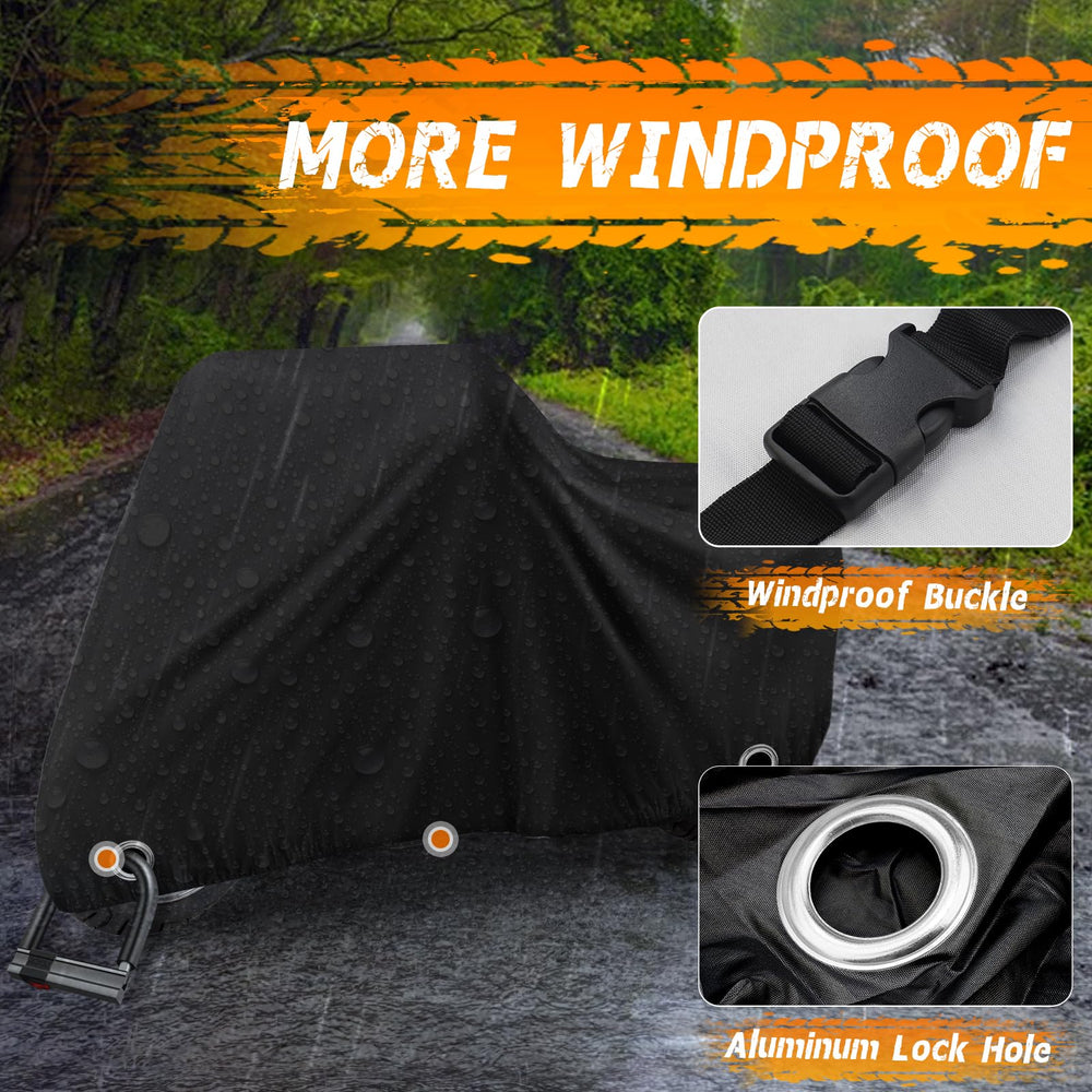 TOKEPT Scooter Cover fits up to 72 inches for Yamaha and Honda.