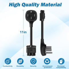 TOKREAL NEMA14-50 adapter supports 32A Level 2 charging for Tesla.