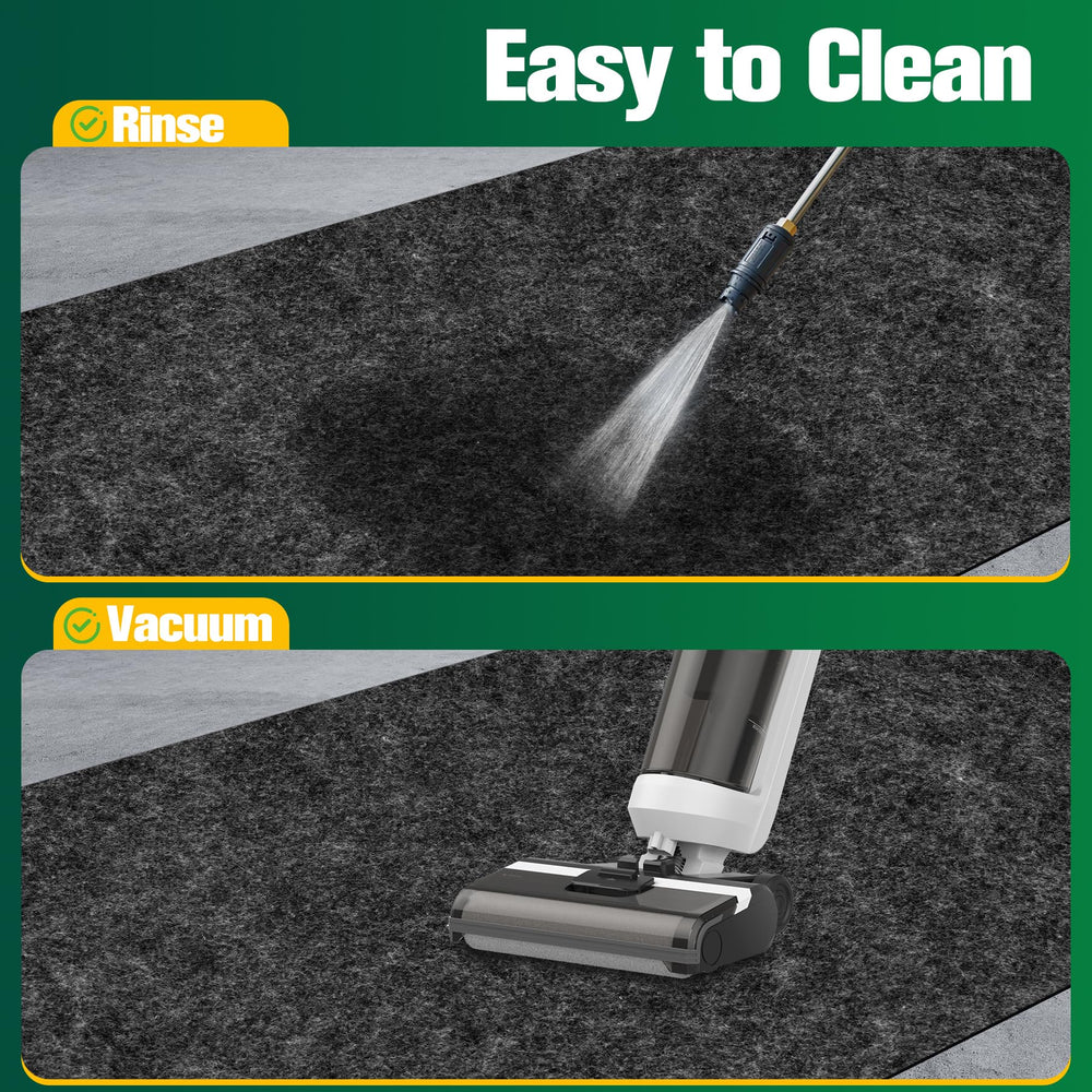 ToLanbbt durable 60x36 garage floor mat withstands repeated use