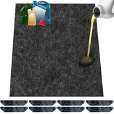 ToLanbbt garage floor mat full coverage protects concrete from oil spills and stains.
