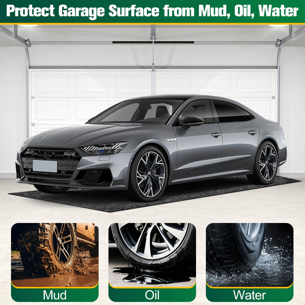 ToLanbbt oil spill absorb layer quickly soaks brake fluid and gasoline.