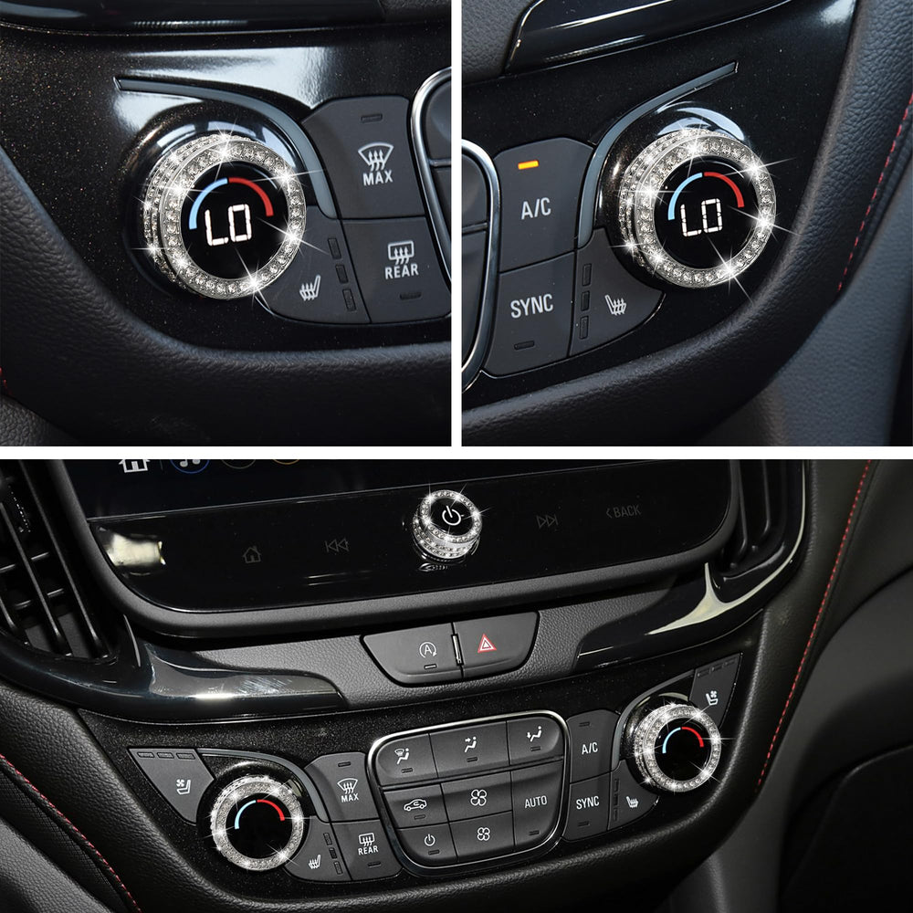 TOMALL Knob button cover set brings sparkle without affecting operation.