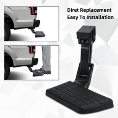 Tomanic bedstep with aluminum brackets for durable, rust-resistant support.