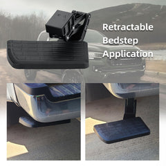 Tomanic bedstep installation shows straightforward, tool-friendly replacement.