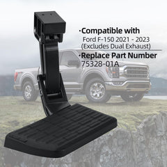 Tomanic retractable bedstep provides quick deployment for tailgate access.