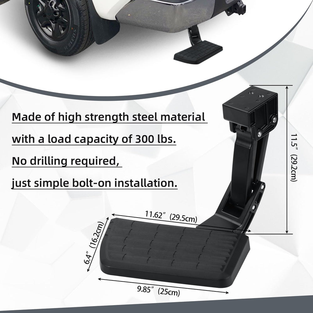 Tomanic OEM replacement bedstep for 2021–2023 Ford F-150 maintains factory look.