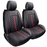 Tomatoman Tacoma seat cover front left in black-red protects upholstery and adds style