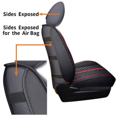 Tomatoman Tacoma seat cover non-slip back keeps cushions secure during drives