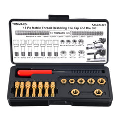 TOMMARS thread chaser M12-1.75 restores damaged threads for smoother fastener seating.