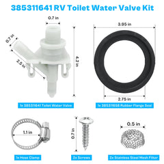 TOMOON hose clamp secures connections for reliable toilet performance