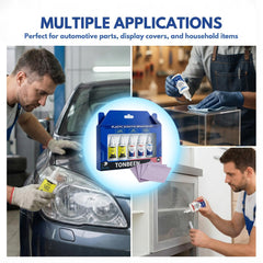 TONBEEN acrylic-plexiglass surface treated for clearer displays.