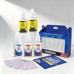 TONBEEN plastic scratch remover kit bottle for reducing surface scratches.