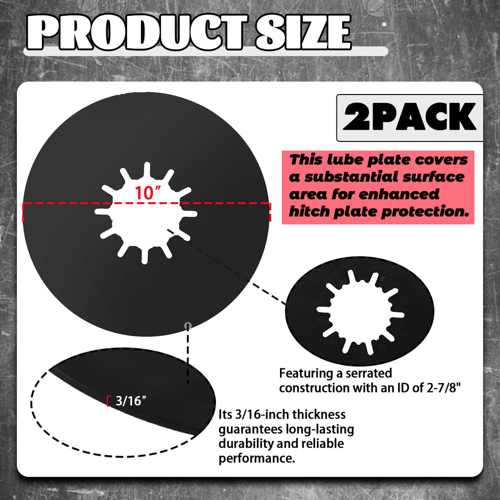 TonGass lube plate installed on kingpin reduces grease mess