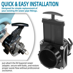 TonGass installation kit includes seals and screws for quick replacement.