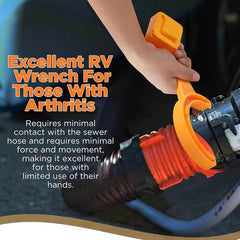 TonGass ergonomic wrench design reduces hand strain during disconnects.