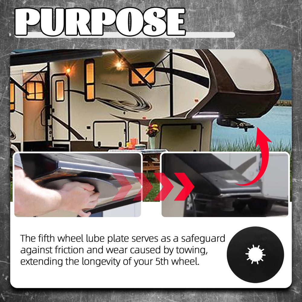 TonGass lube plate made of durable PP for high wear resistance.