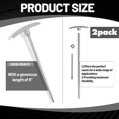 TonGass adjustable-length RV extension with 2-inch threads for customization