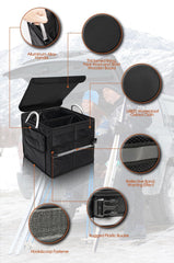 Tongketec trunk organizer made with waterproof 1680D fabric keeps items dry.