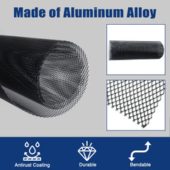 Tongze 6x3 mm rhombus mesh for engine bay openings.