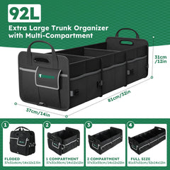 Tonmifr three-bin system for tools, groceries, and gear.