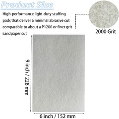 Tonmp white scuff pad close-up showing durable fibers