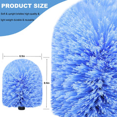 Tonmp cobweb duster bristles capture dust and cobwebs on high surfaces