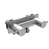 TONNY all-metal RV shower faucet with brushed-nickel finish for durable, corrosion-resistant performance.