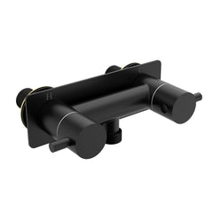TONNY all-metal RV shower faucet in black for durable, reliable showers