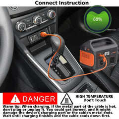 LED indicator light shows charging status at a glance.