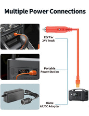 Tonton XT60 supports 12V–24V input for versatile vehicles
