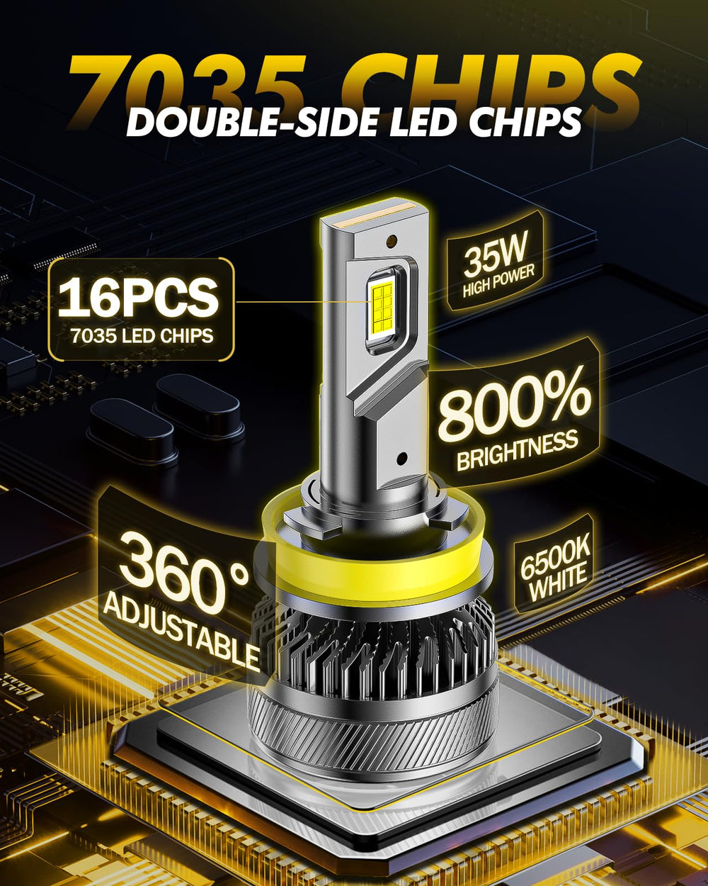 Tonuslign 360-degree beam adjustment enables optimal road-beam alignment.