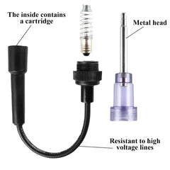 TONZACK inline spark tester demonstrates ignition condition during checks