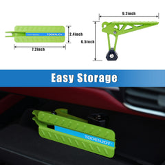 TOOENJOY universal fit car door step extended platform shows stability.
