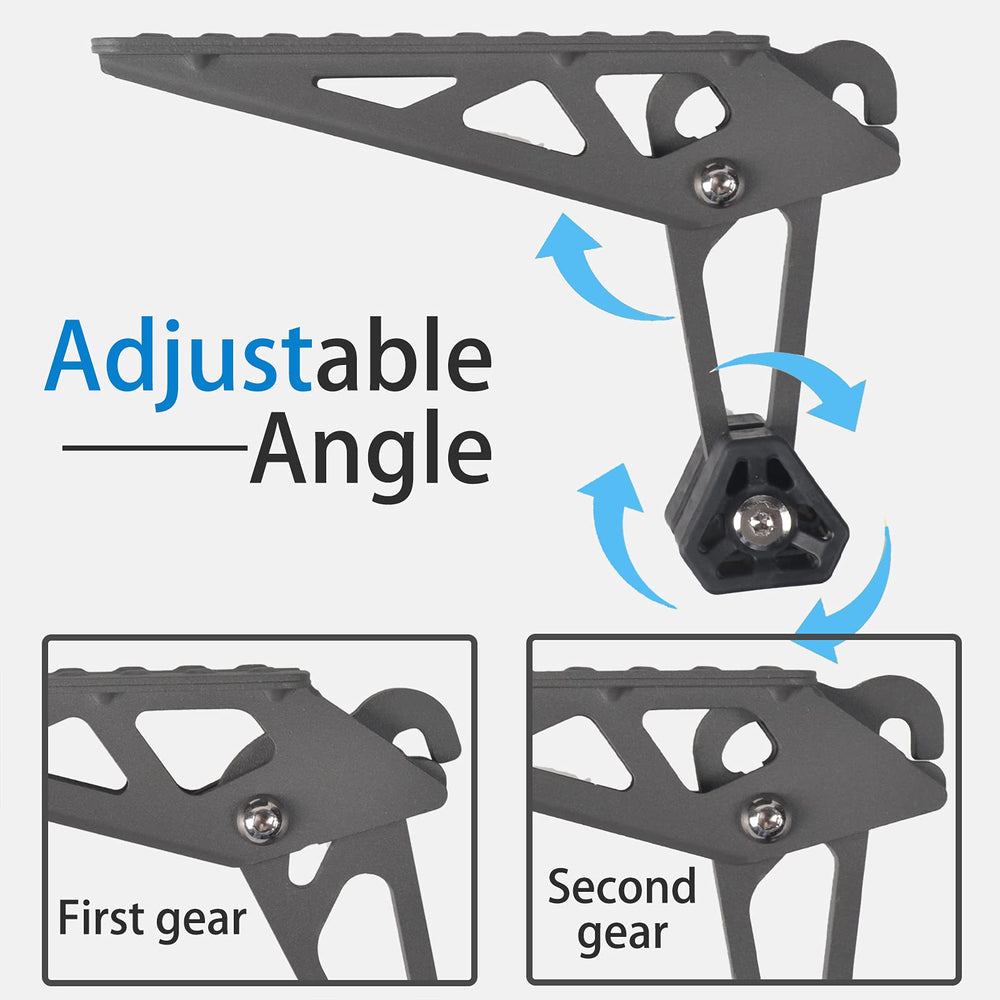 TOOENJOY foldable door step with angle adjust for many vehicles.