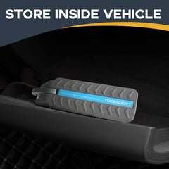 TOOENJOY protective rubber wheels help prevent scratches during mounting