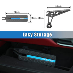 TOOENJOY rubber cushion protects door frame during use.