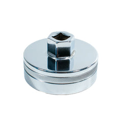 Tool Guy Republic forged chrome vanadium oil filter wrench, 64mm 14-flutes; ideal for stubborn caps.