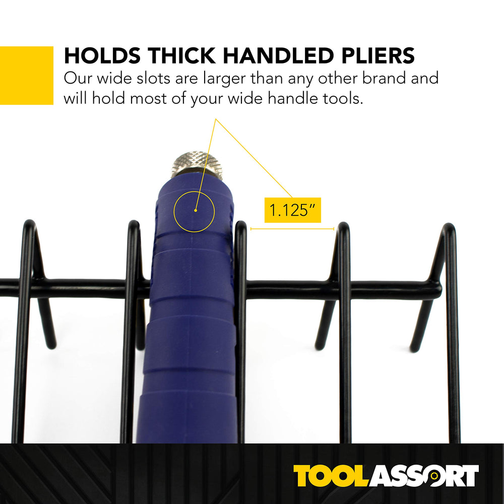 ToolAssort double-dip vinyl coating provides a smooth resting surface.