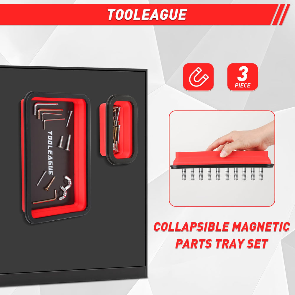 TOOLEAGUE 15lb magnetic pickup pen extended to grab items.