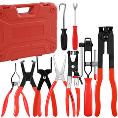 TOOLEAGUE 9Pcs fuel line disconnect pliers set for quick automotive work