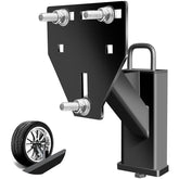 toolhoper stake pocket spare tire mount bottom fit demonstrates 2x4 pocket compatibility