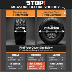 TOOLTROOPERS TIRESHIELD PRO included storage bag keeps covers organized.