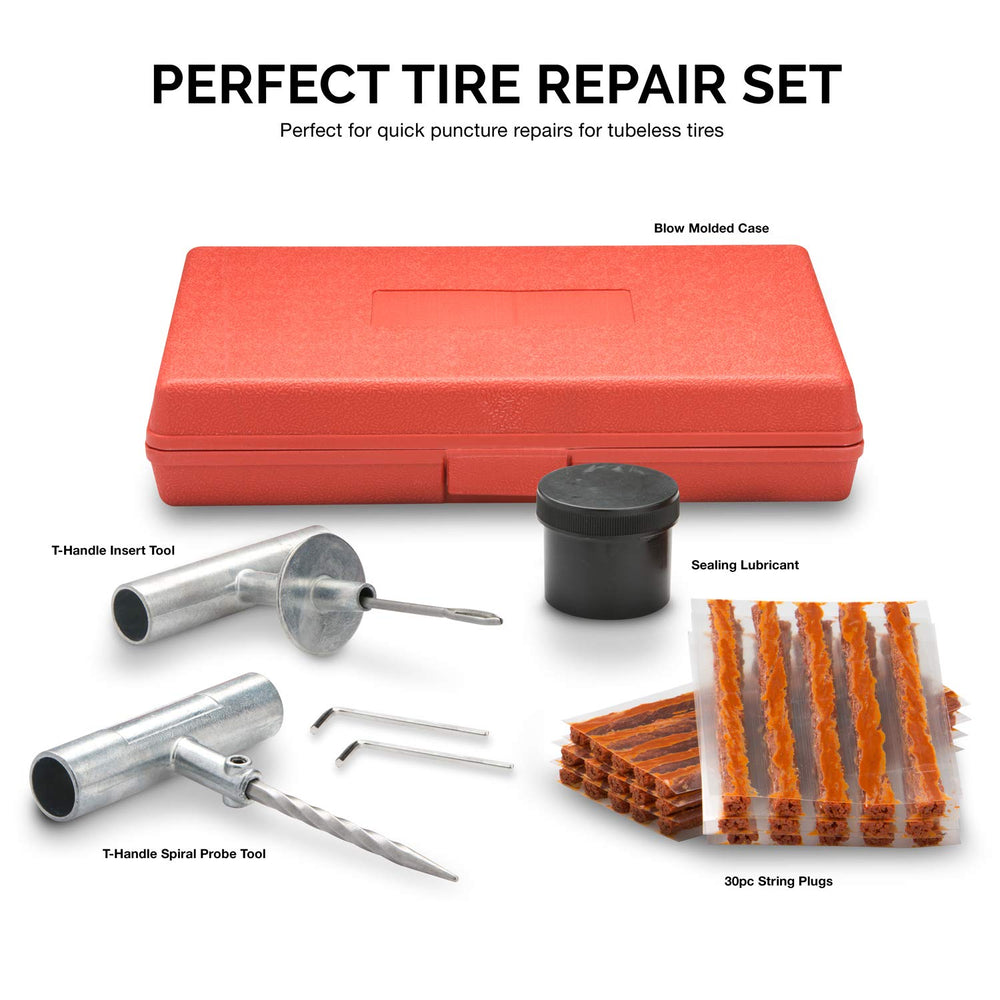Tooluxe 50002L hardened spiral rasp tool for heavy-duty tire work