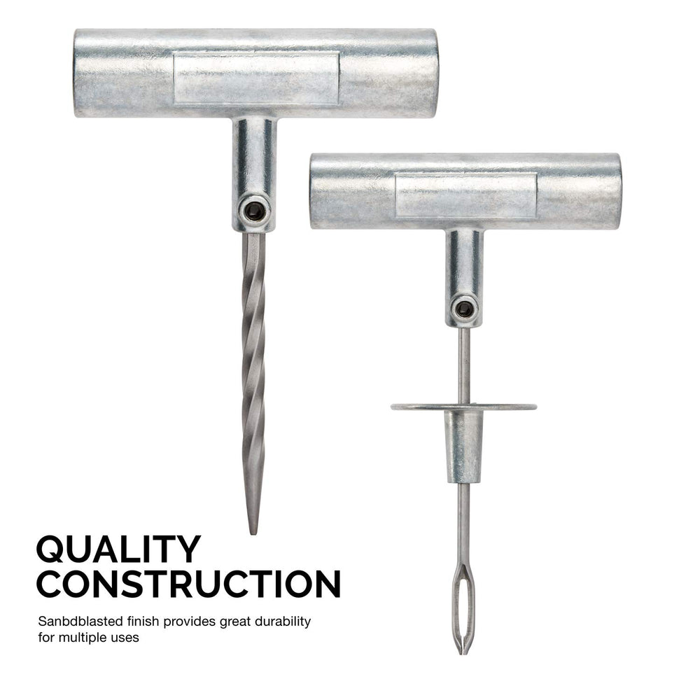Tooluxe 50002L T-handle insert tool for easy puncture repairs on the go