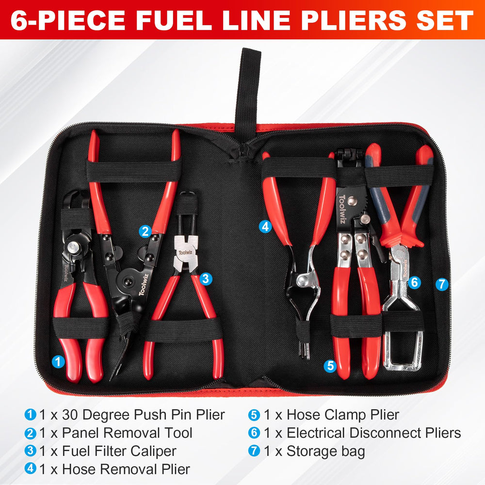 Toolwiz ergonomic PVC handles reduce fatigue during long repairs.
