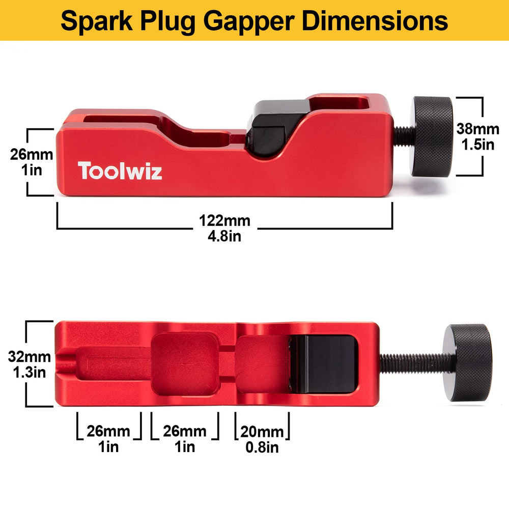 Side view of the Toolwiz gap tool highlighting compact design.