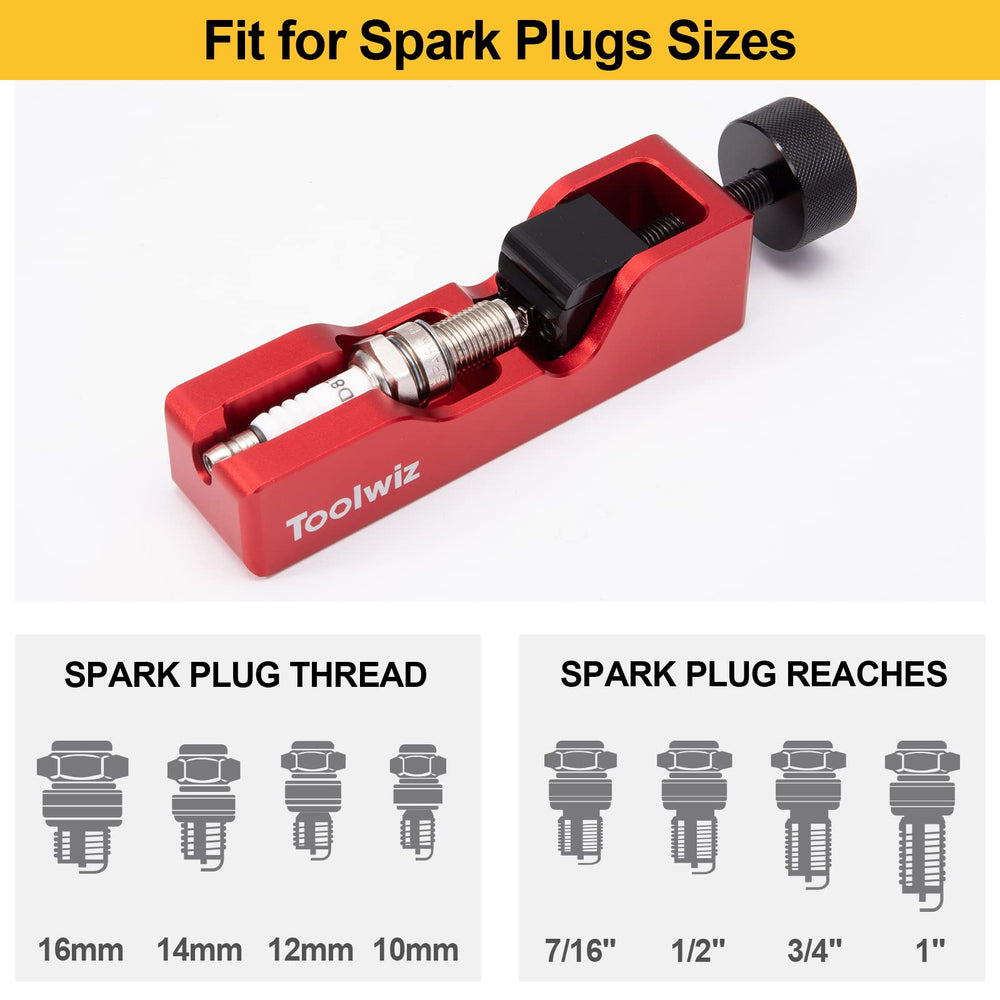 Toolwiz spark plug gap tool complete set ready for use.