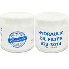 Toolyuan 923-3014 oil filter in use on a compatible garden tractor.